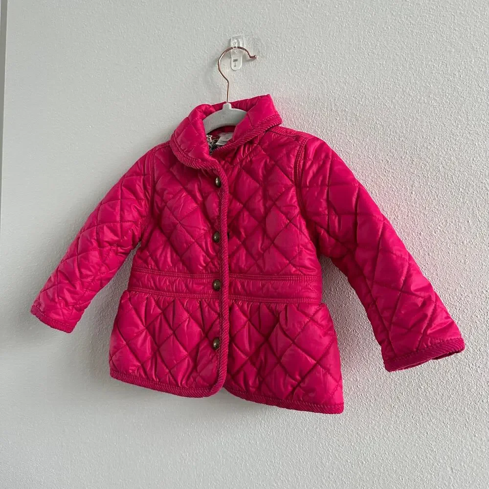 Polo Ralph Lauren Kids Quilted Button-Down Jacket Size 12 M